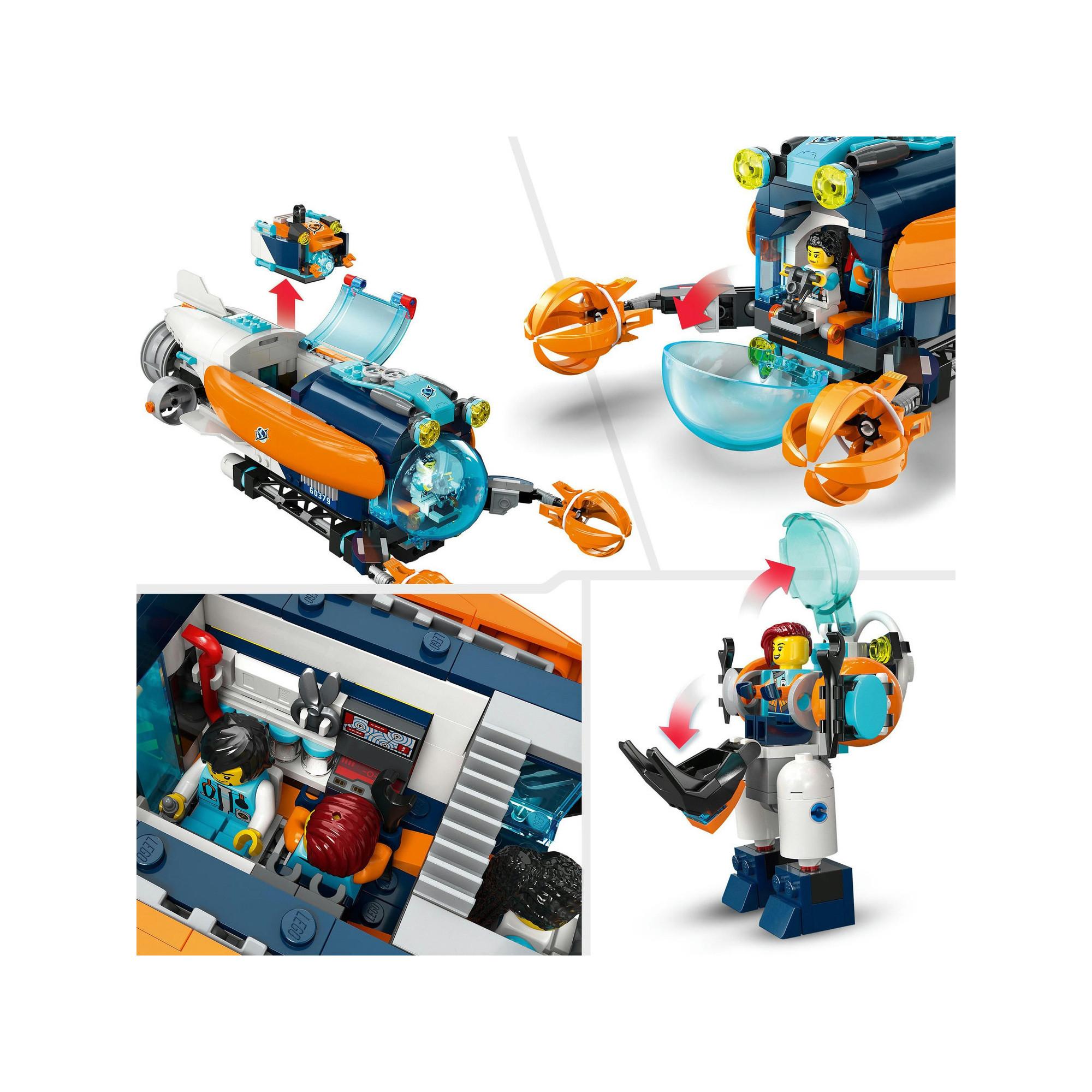 LEGO®  60379 Le sous-marin d’exploration en eaux profondes 