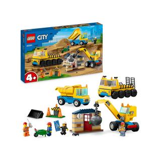 LEGO®  60391 Baufahrzeuge und Kran mit Abrissbirne 