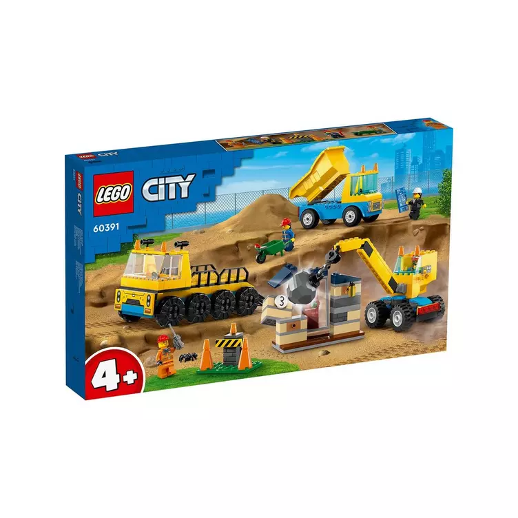 LEGO 60391 Baufahrzeuge und Kran mit Abrissbirneonline kaufen MANOR