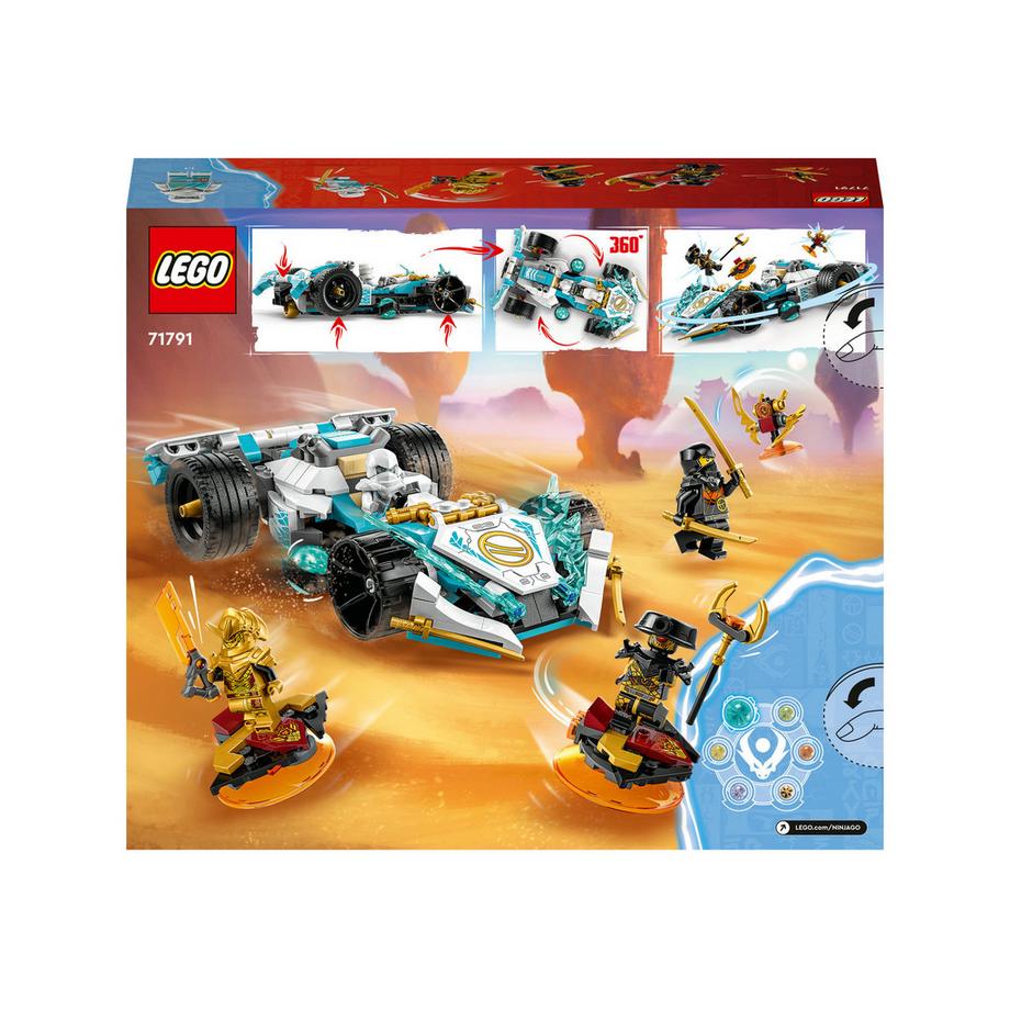 LEGO®  71791 Auto da corsa Spinjitzu Dragon Power di Zane 