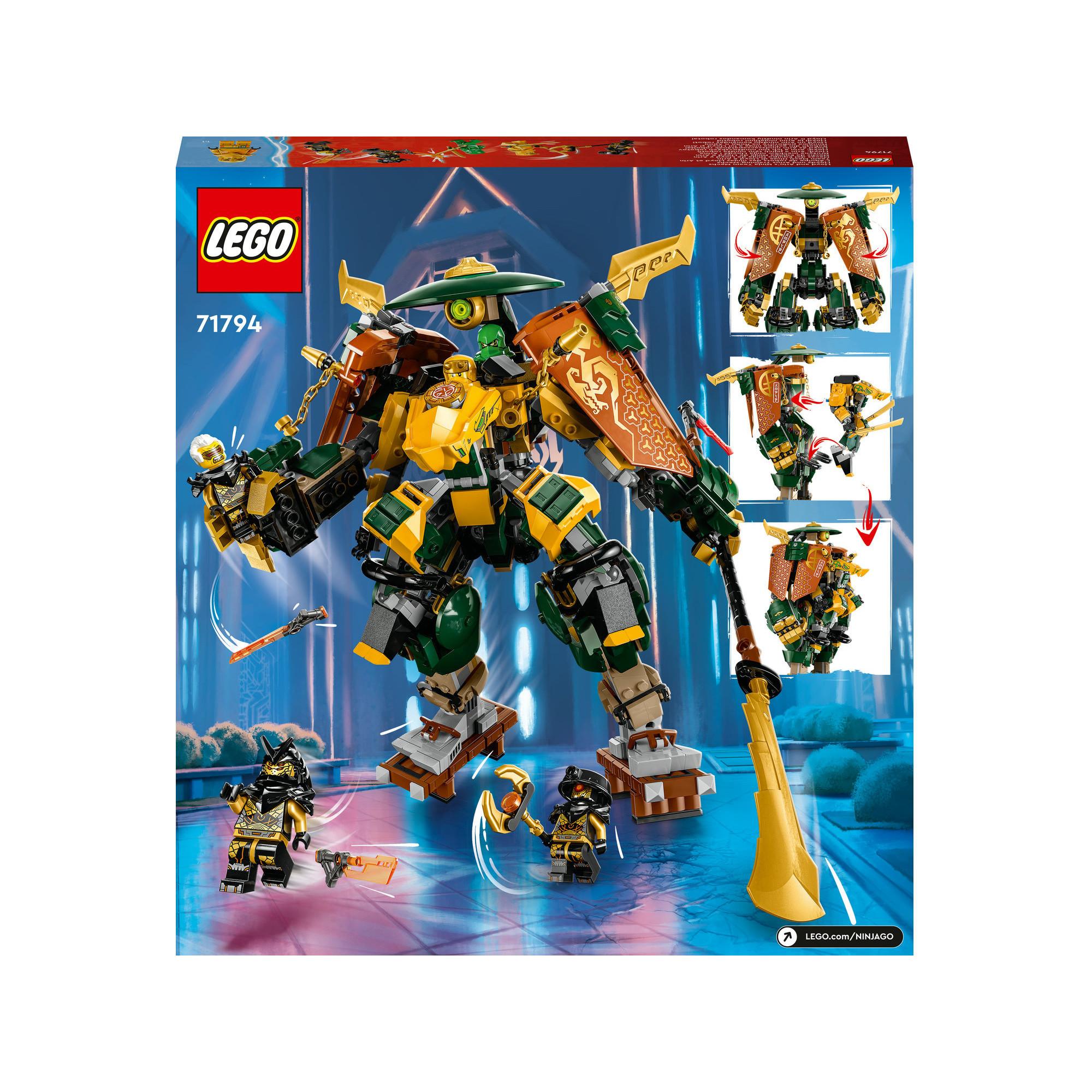 LEGO®  71794 L'équipe de robots des ninjas Lloyd et Arin 