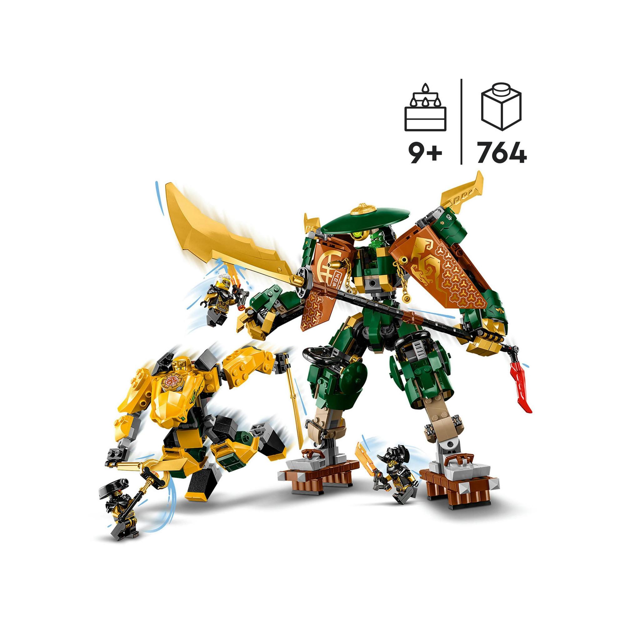 LEGO®  71794 L'équipe de robots des ninjas Lloyd et Arin 