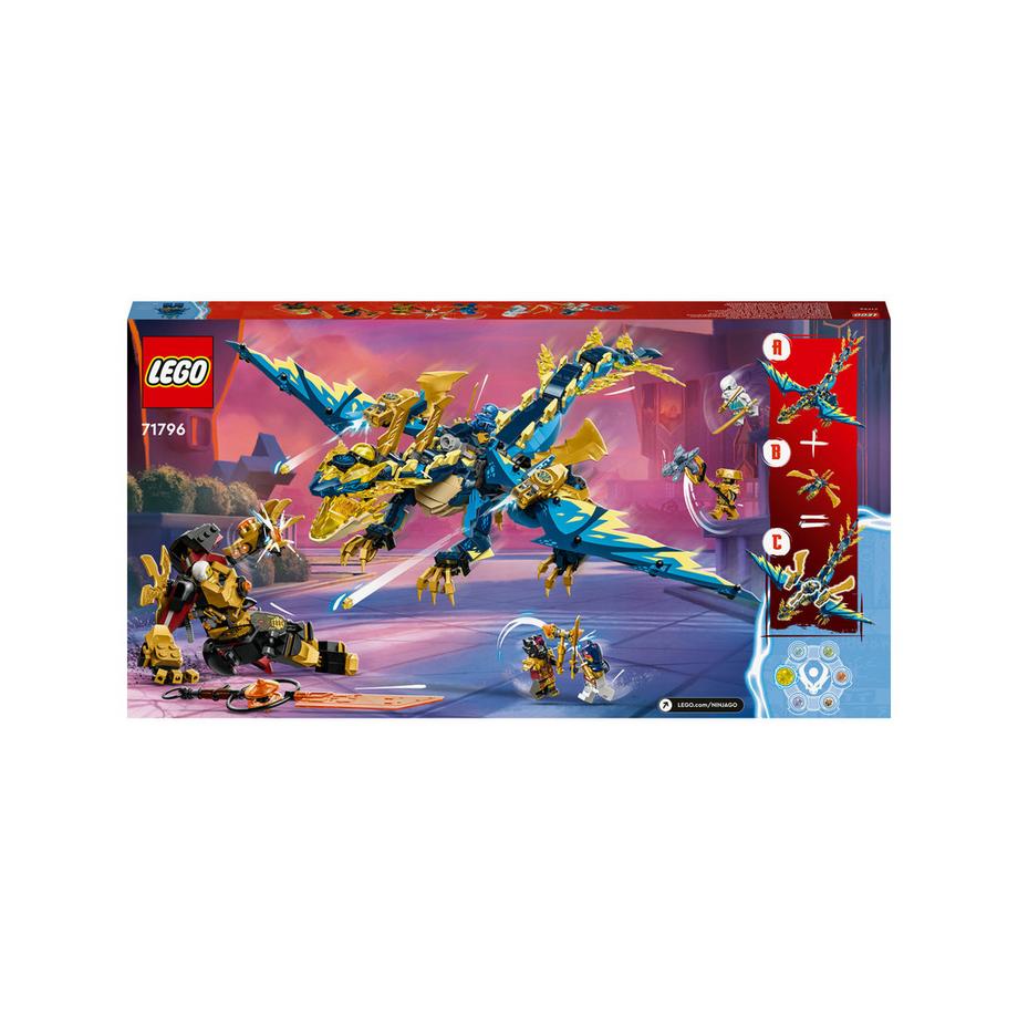 LEGO®  71796 Le dragon élémentaire contre le robot de l’impératrice 