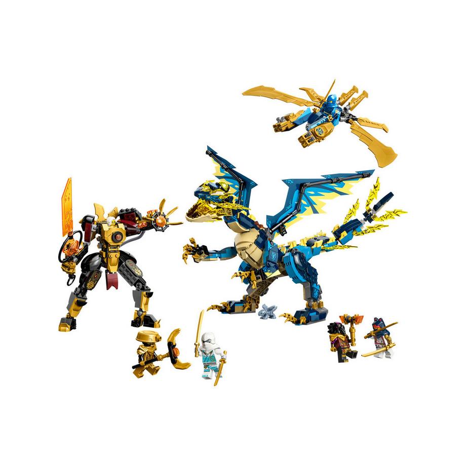 LEGO®  71796 Le dragon élémentaire contre le robot de l’impératrice 