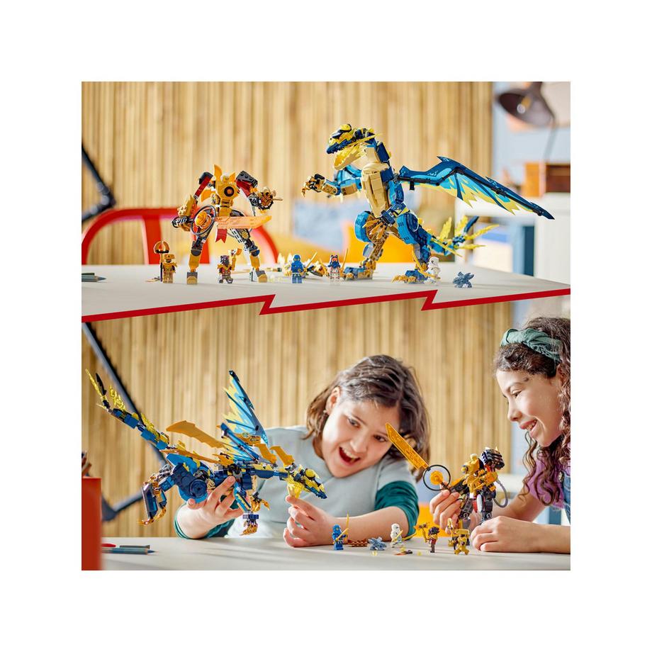 LEGO®  71796 Le dragon élémentaire contre le robot de l’impératrice 