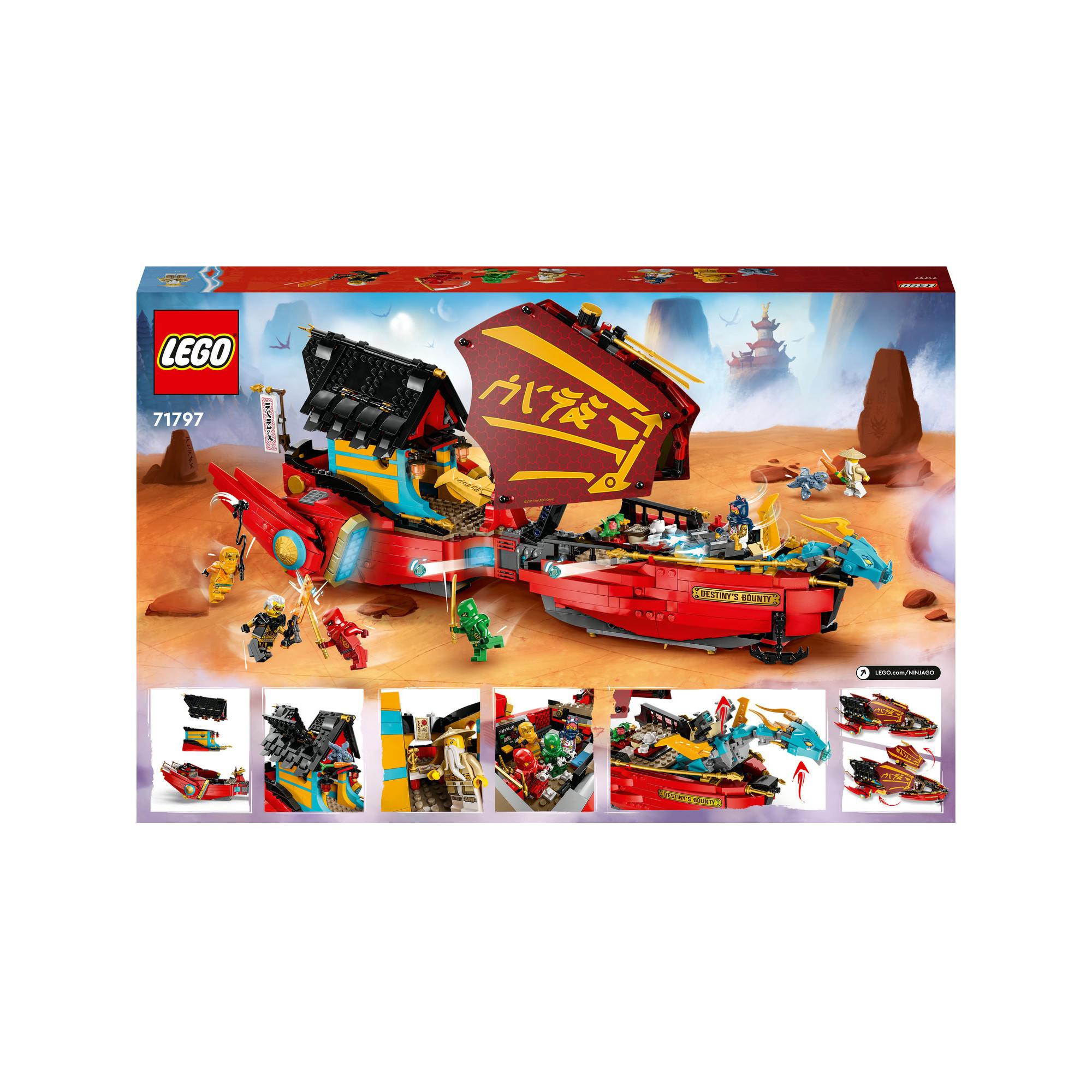 LEGO®  71797 Le QG des ninjas - La course contre la montre 