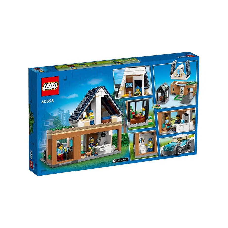 LEGO®  60398 Villetta familiare e auto elettrica 