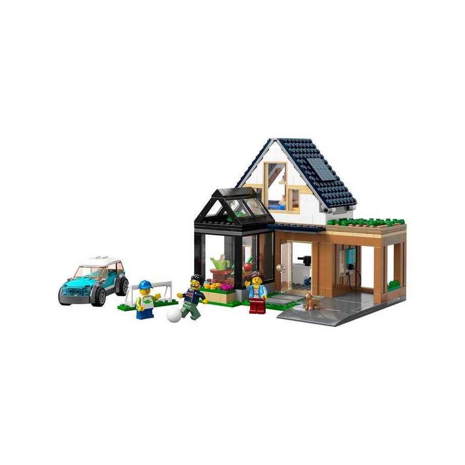 LEGO®  60398 Villetta familiare e auto elettrica 