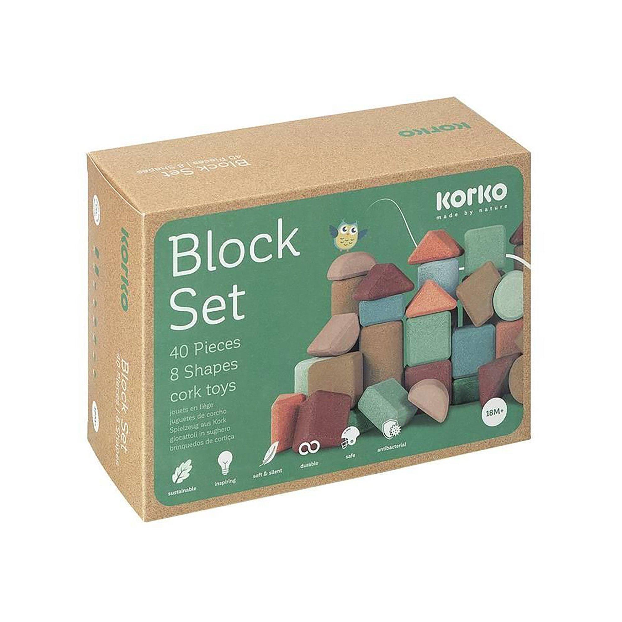 Image of Tall Architects – 40 Korkbausteine Multicolor