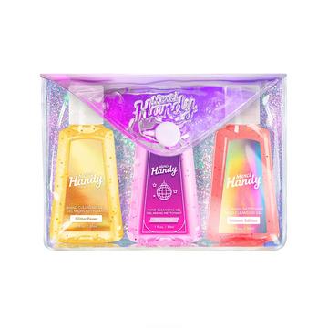 Kit Glitter - Gel detergente mani