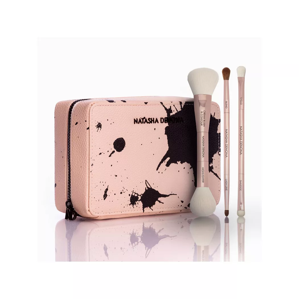 NATASHA DENONA - My Dream Travel Set mit Pinseln und Tasche,