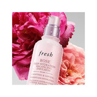 Fresh  Rose Deep Hydration Balancing Emulsion - Crème hydratante légère à la rose 