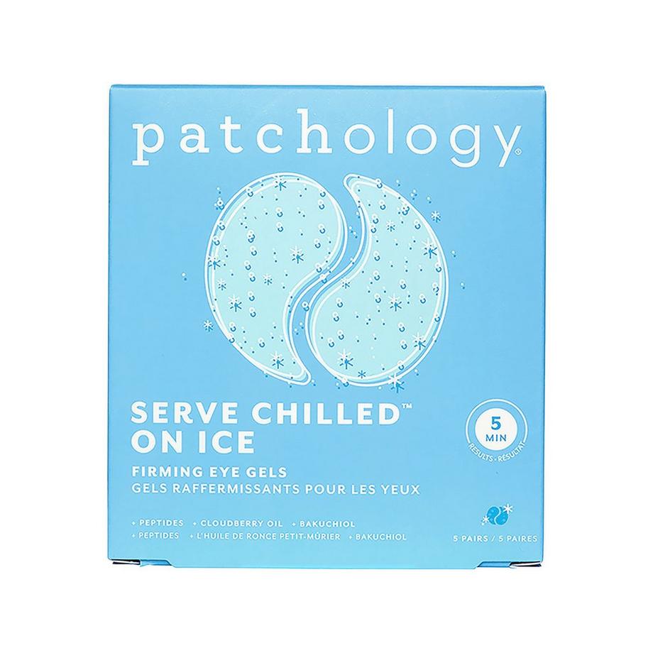 patchology  Serve Chilled On Ice - Patch in gel rassodanti per gli occhi formato viaggio 