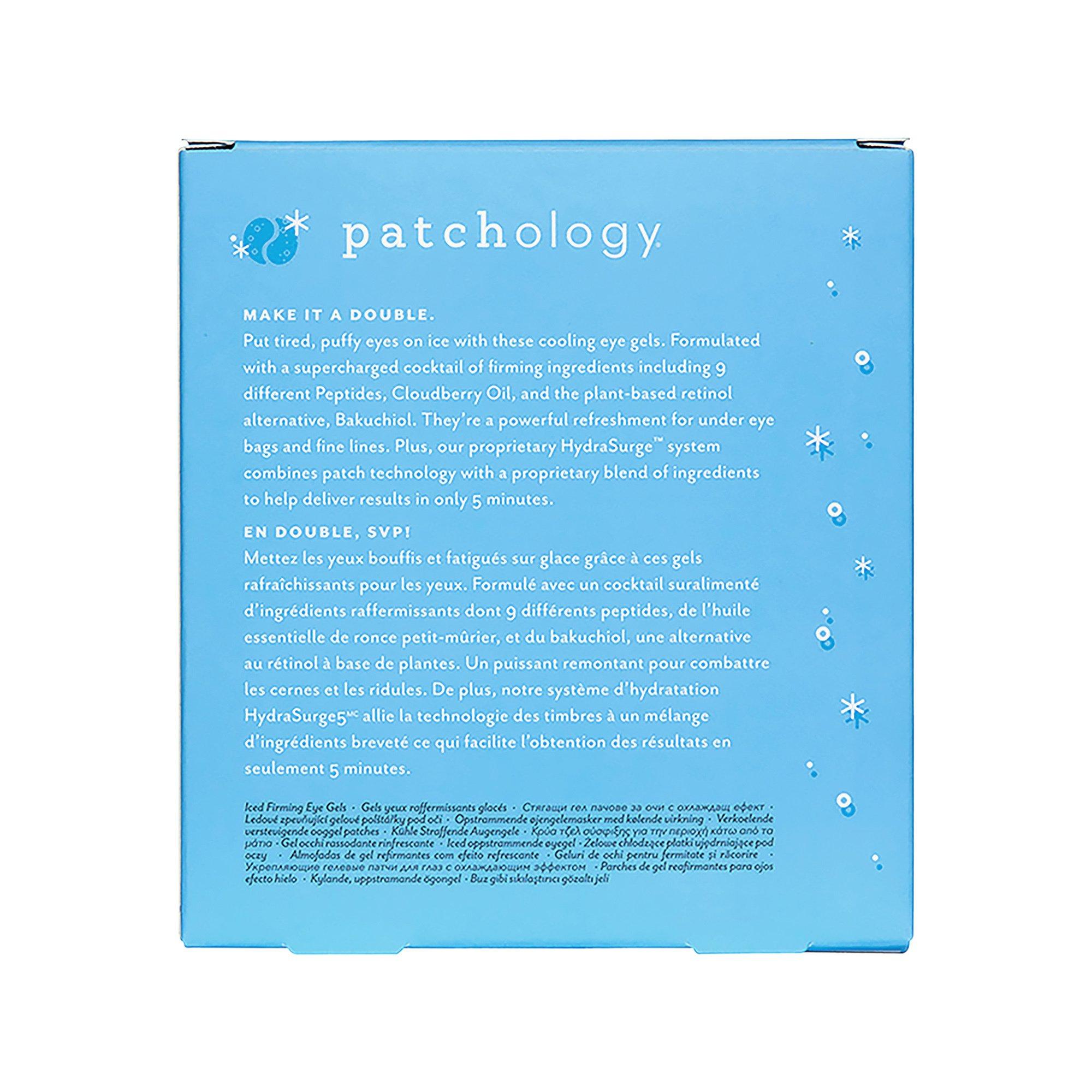 patchology  Serve Chilled On Ice - Patch in gel rassodanti per gli occhi formato viaggio 