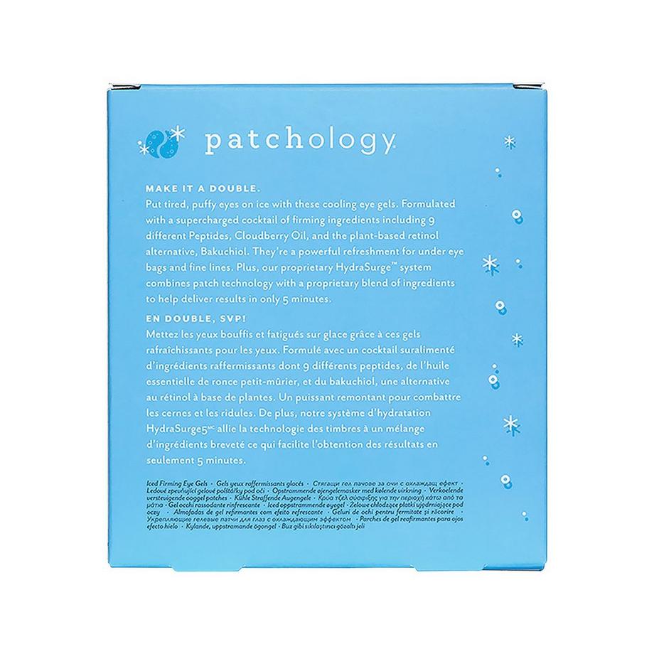 patchology  Serve Chilled On Ice - Patch in gel rassodanti per gli occhi formato viaggio 