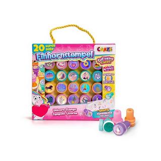 Craze  Stempelset Einhorn 20 Stück 