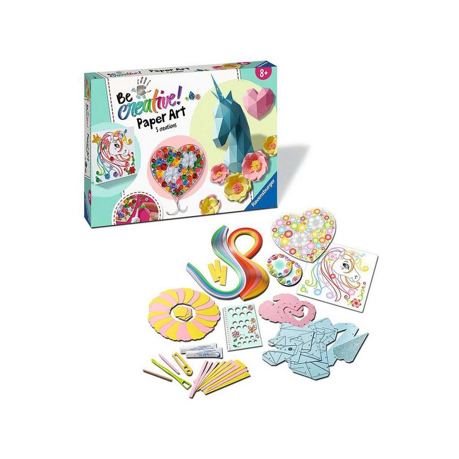 Ravensburger  Paper Art Flowers & Unicorn 