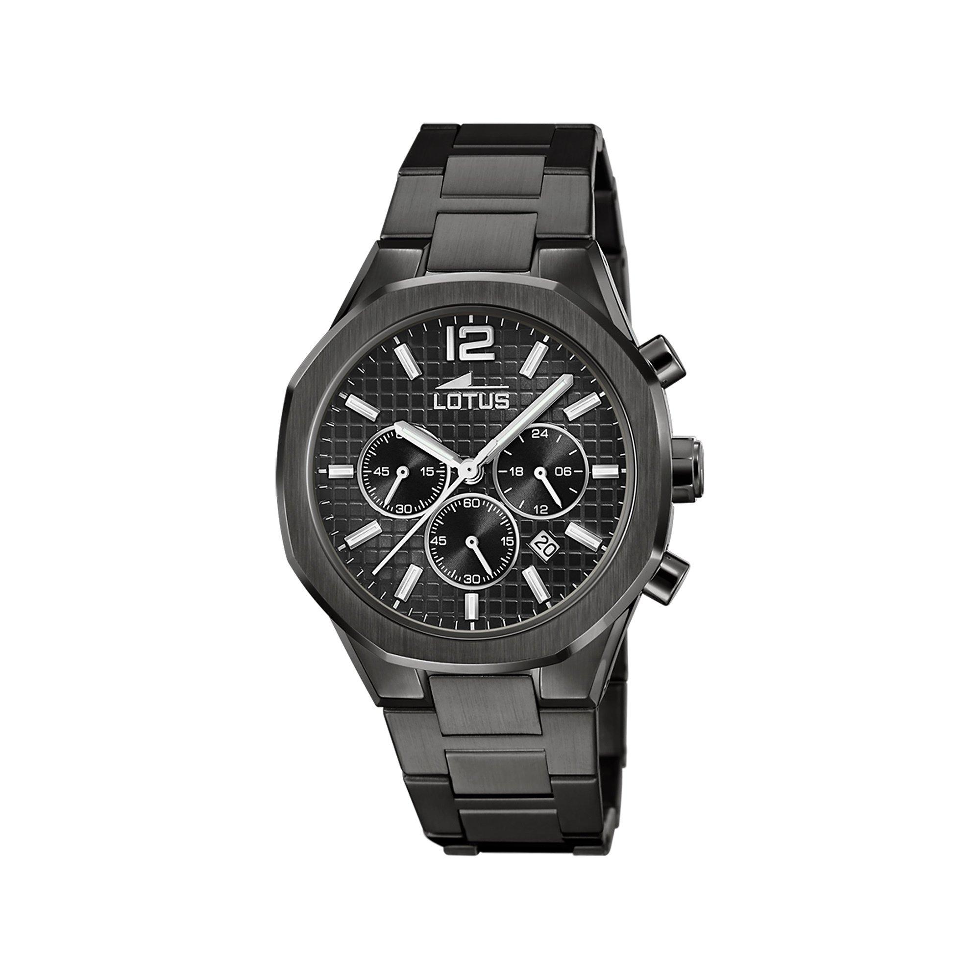 Image of Chronograph Uhr Herren Black 41mm