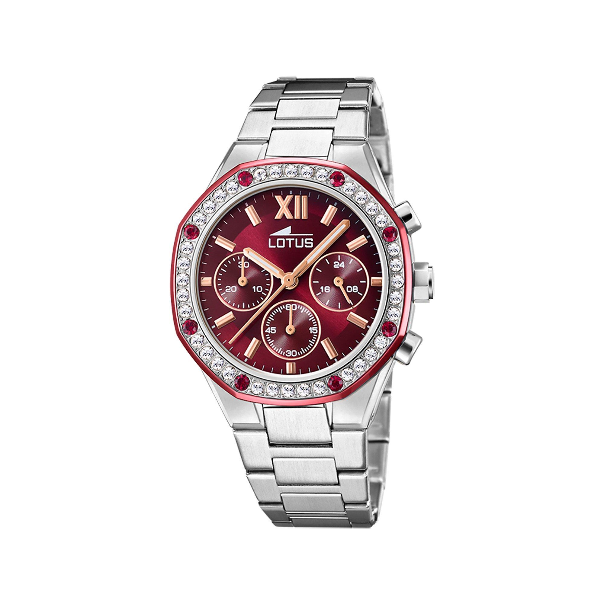 Image of Chronograph Uhr Damen Silber 38.5MM