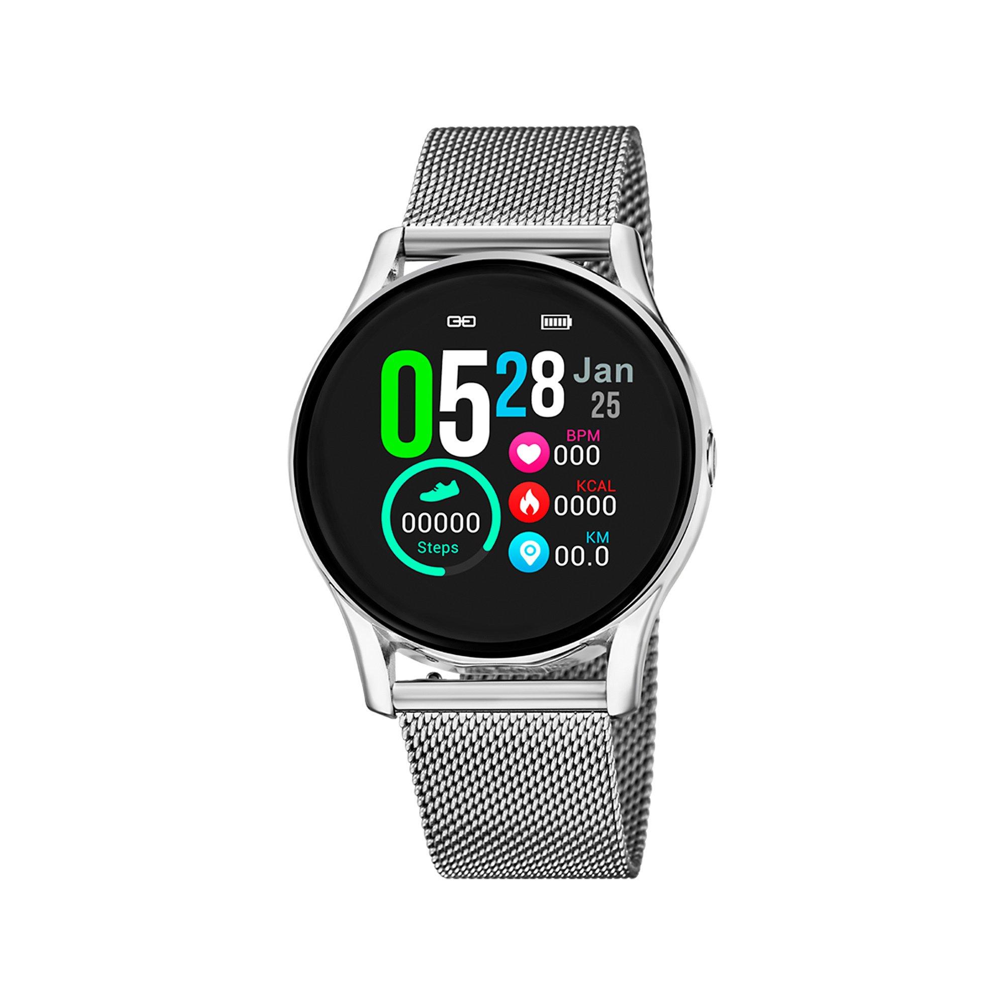 Image of Smartwatch Display Herren Silber 40mm