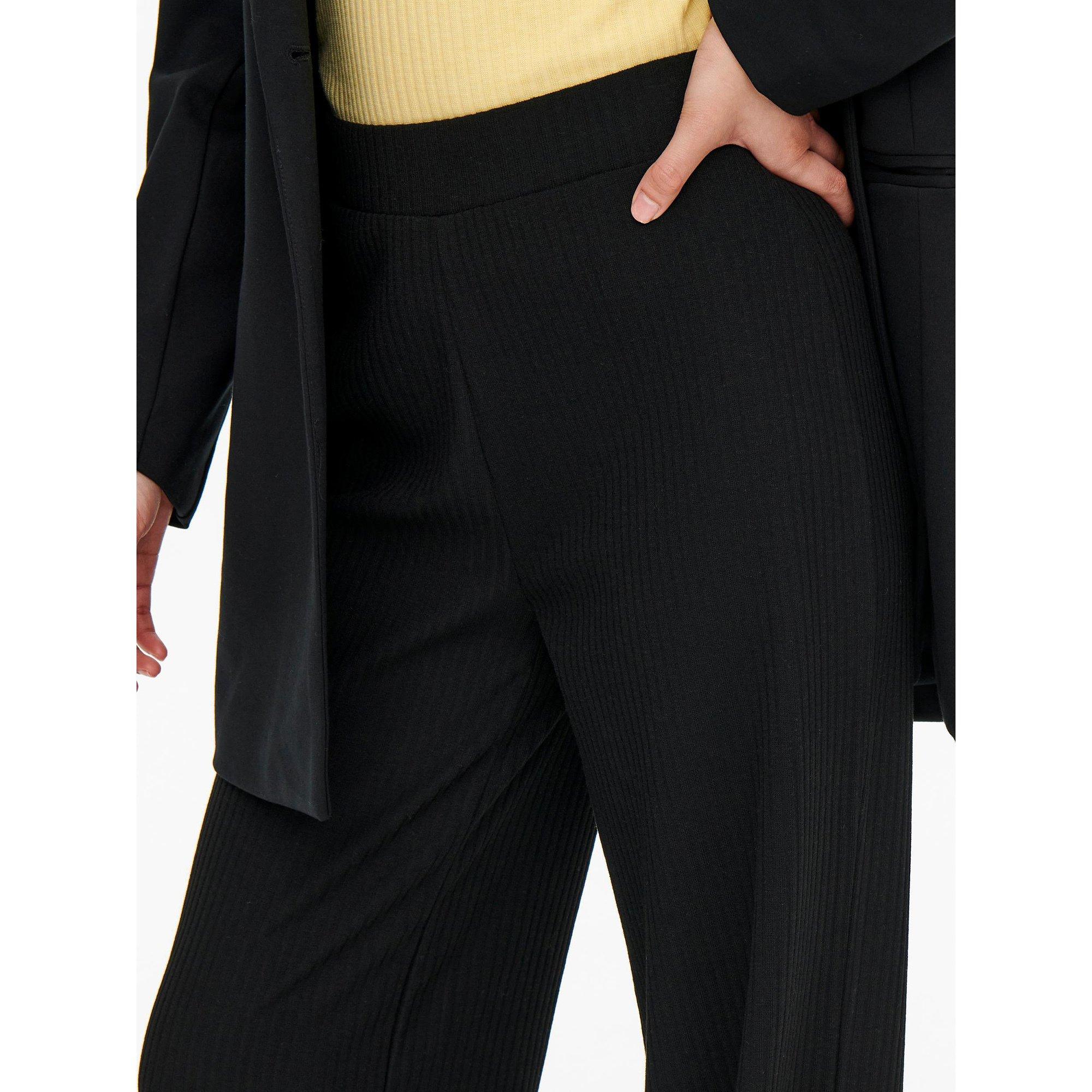 ONLY Gerippte Hose mit weitem Bein  