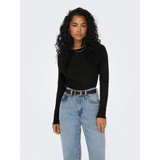 ONLY Langarm Rippen Top  