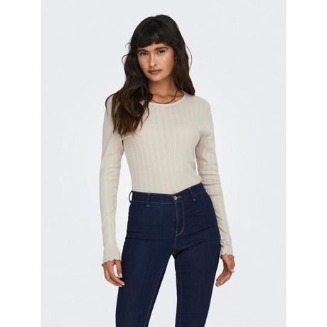 ONLY Langarm Rippen Top  