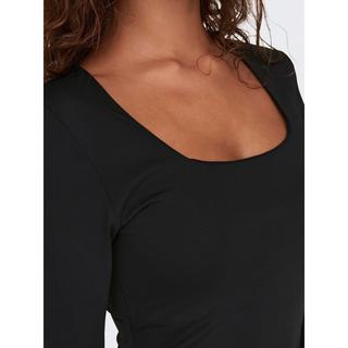 ONLY Langarm U-Ausschnitt Top  