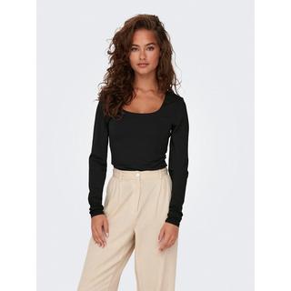 ONLY Langarm U-Ausschnitt Top  