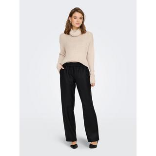 ONLY Pantalon coupe droite en similicuir  