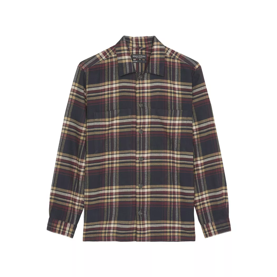 Marc O' Polo - Hemd, langarm, für Herren, Multicolor, Größe XL 3