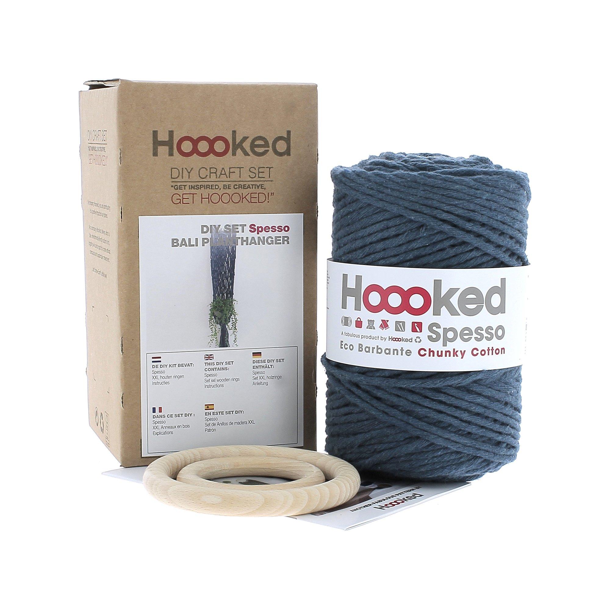 Hoooked Set de macramé Panier suspendu 