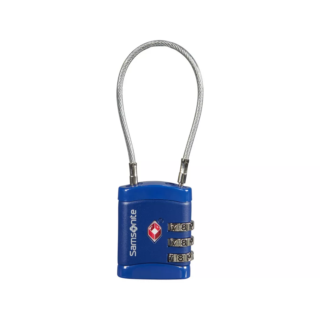 Samsonite - Schloss, One Size, Blau 2