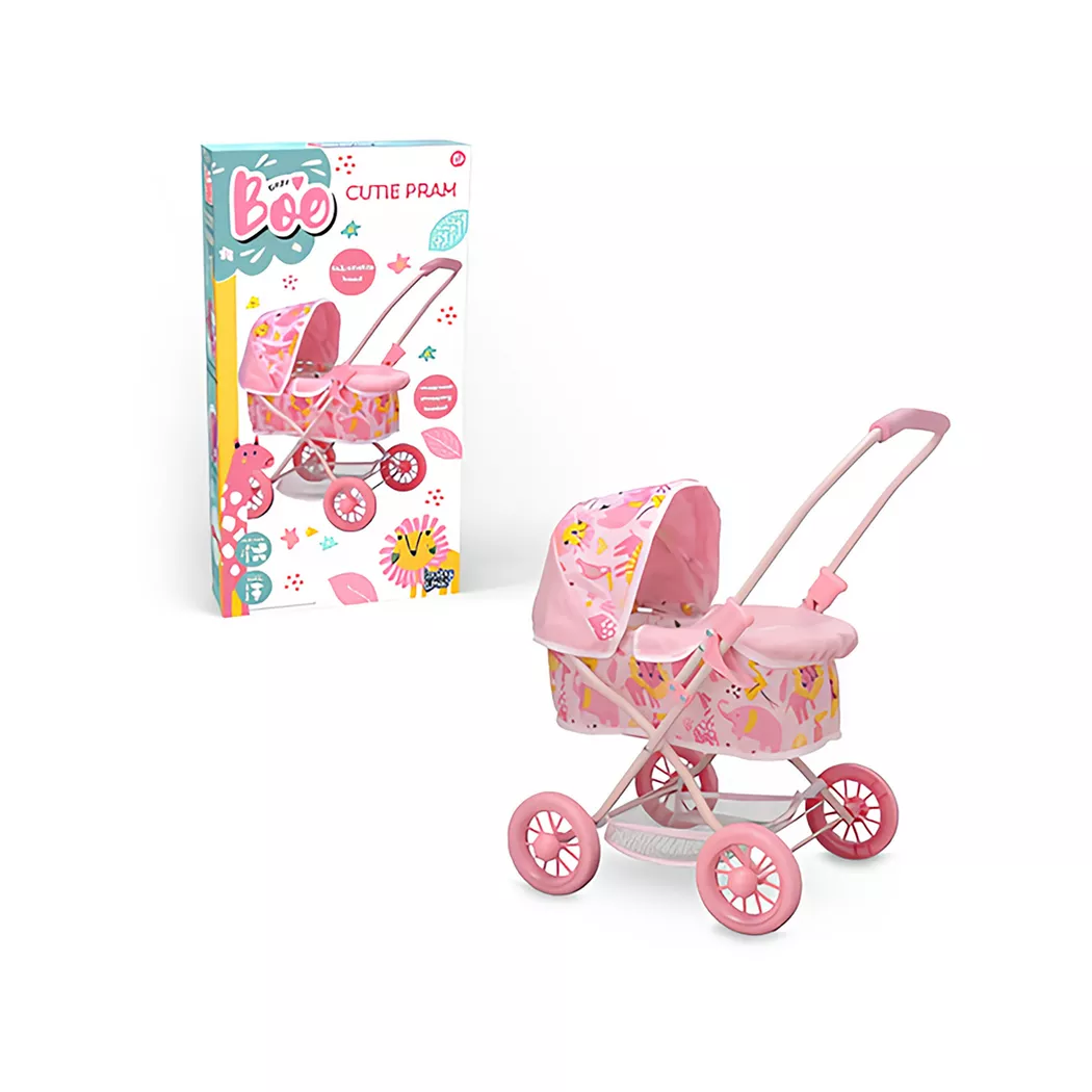 HTI - Puppenwagen Baby Boo Cutie, Rosa