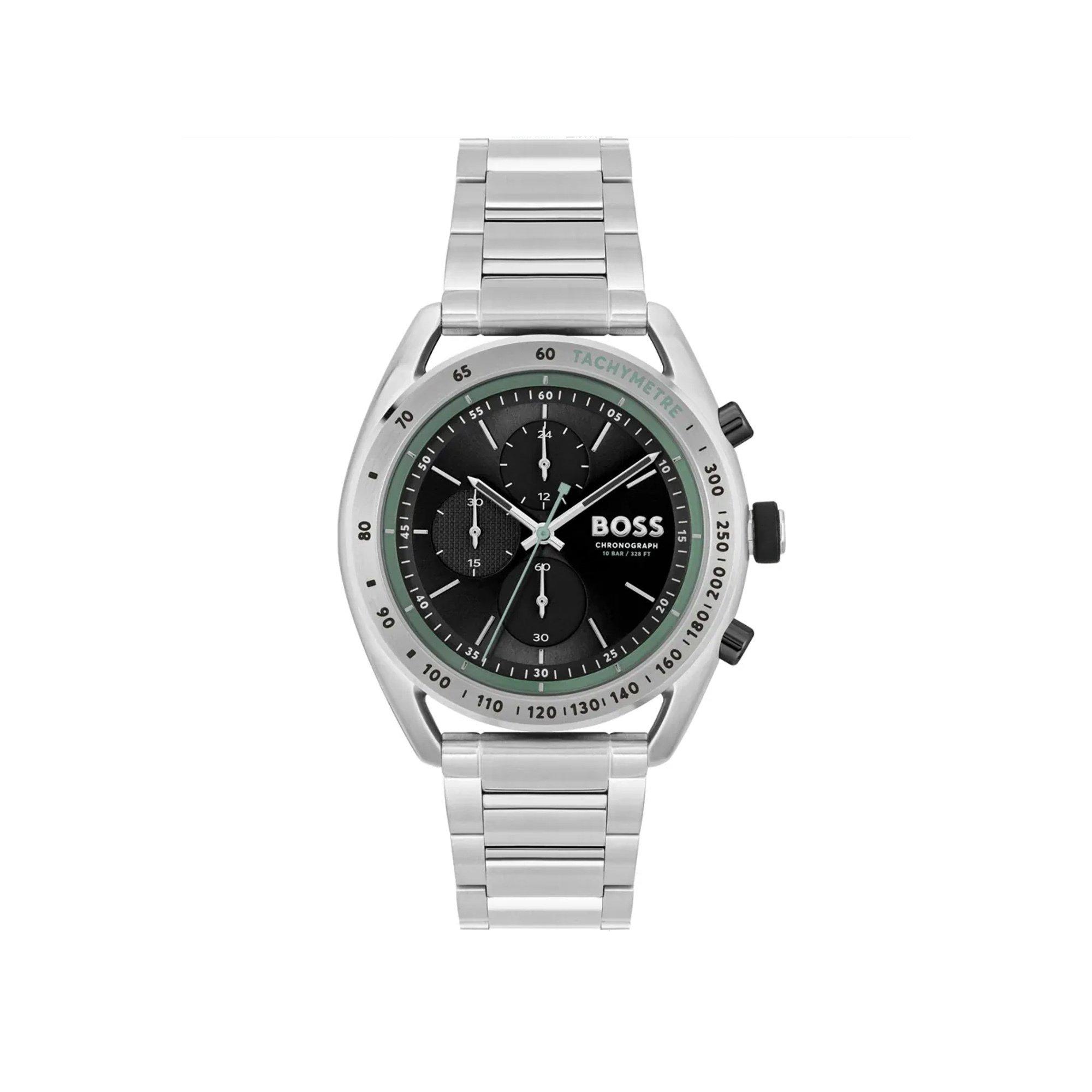Image of Chronograph Uhr Herren Silber 36mm