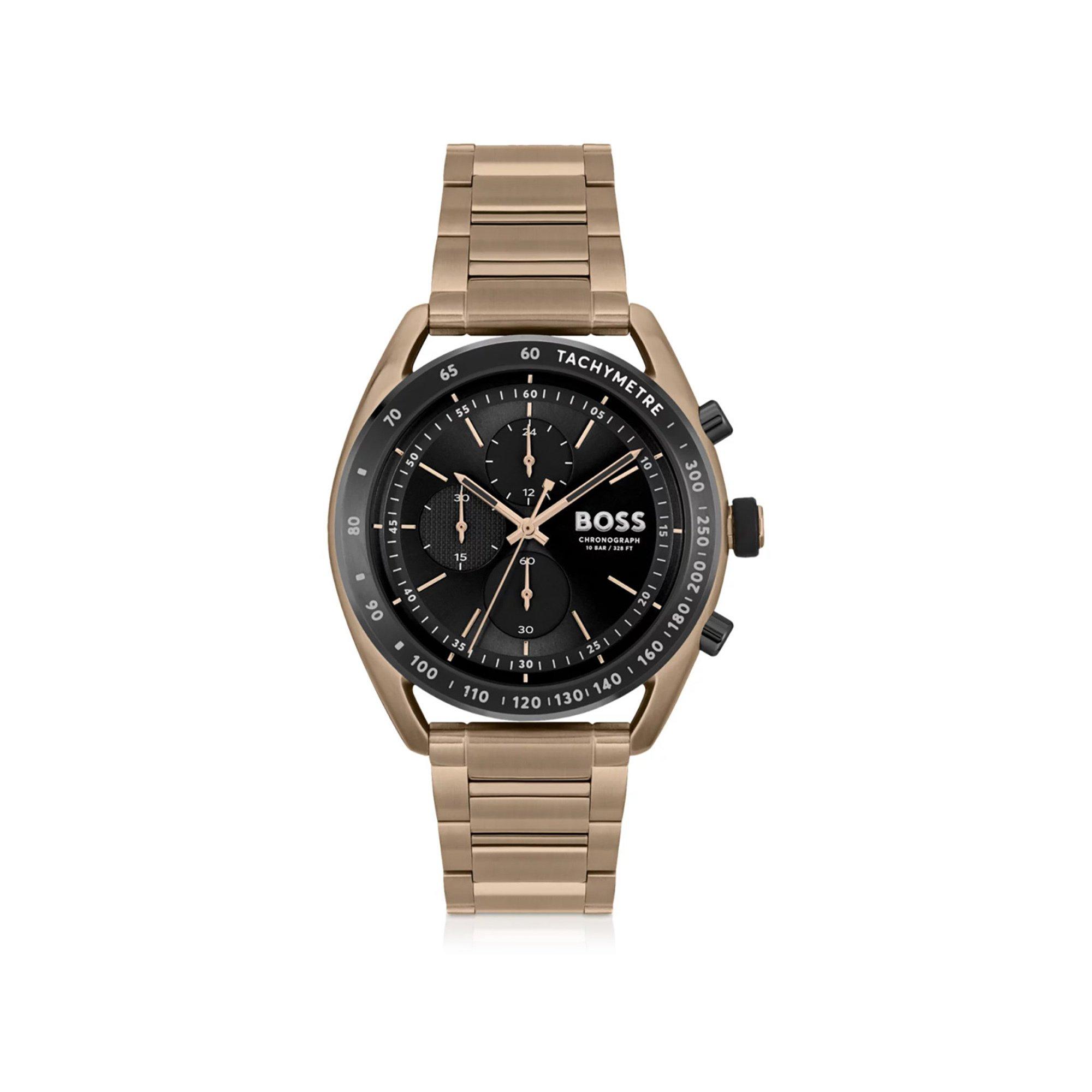 Image of Chronograph Uhr Herren Bronze 44mm