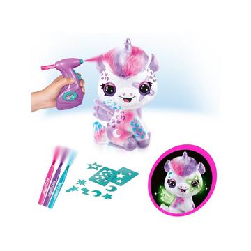 Airbrush Plush Collector Glow in the dark Unicorn