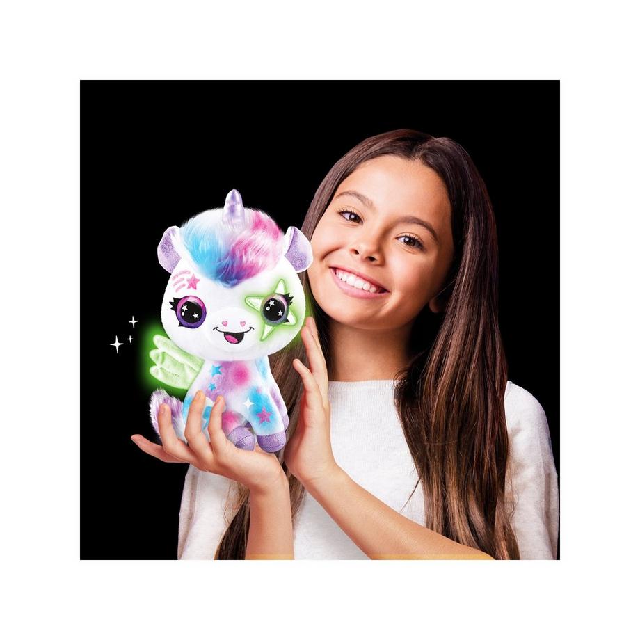 Canal Toys  Airbrush Plush Collector Glow in the dark Unicorn 