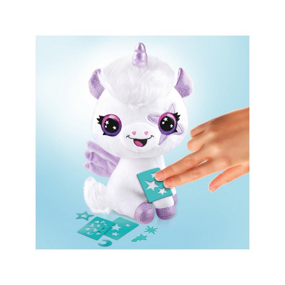 Canal Toys  Airbrush Plush Collector Glow in the dark Unicorn 