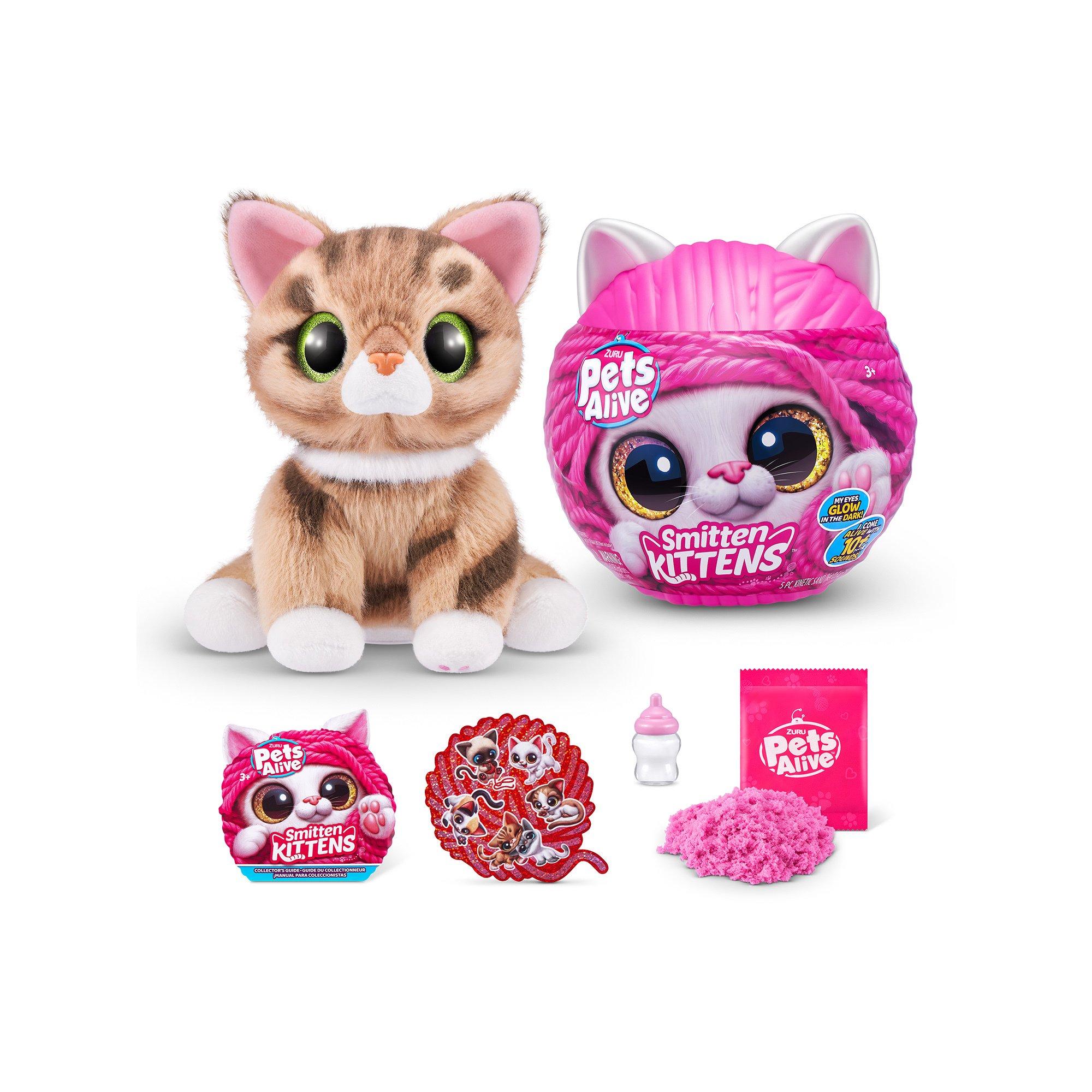 ZURU  Pets Alive Smitten Kittens Interactive Plush, Pacchetto sorpresa 