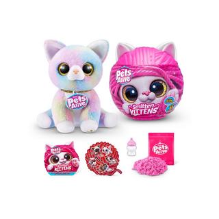 ZURU  Pets Alive Smitten Kittens Interactive Plush, Pacchetto sorpresa 