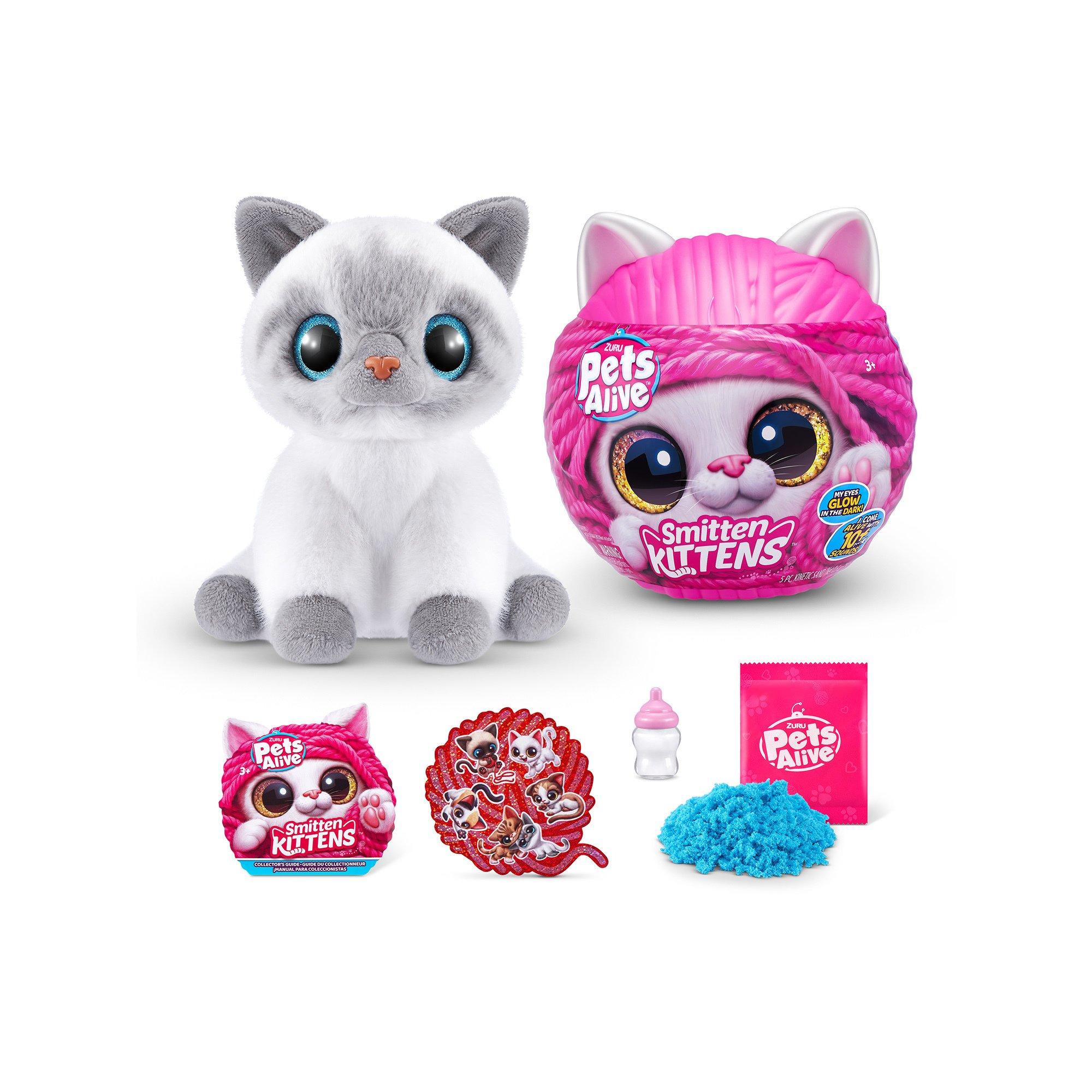 ZURU  Pets Alive Smitten Kittens Interactive Plush, Pacchetto sorpresa 
