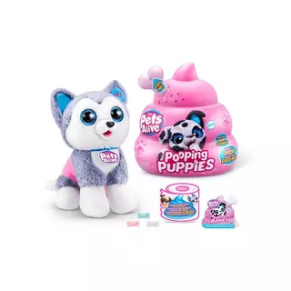 ZURU Pets Alive Pooping Puppies Interactive Plush, Überraschungspack