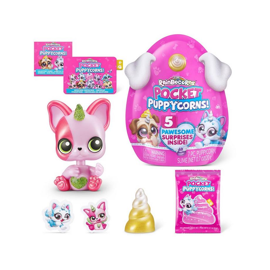 ZURU  Pocket Puppycorn Surprise Bobble Head, Pack Surprise 