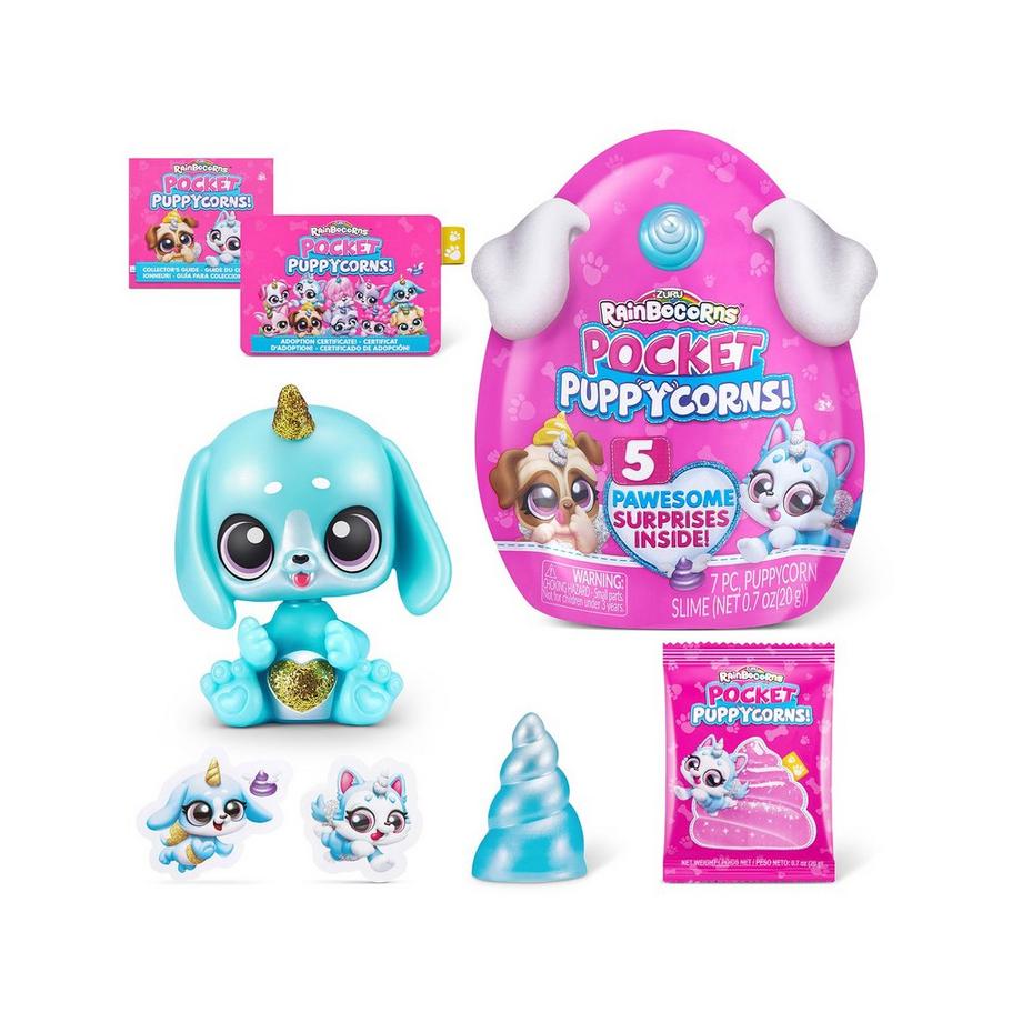ZURU  Pocket Puppycorn Surprise Bobble Head, Pack Surprise 