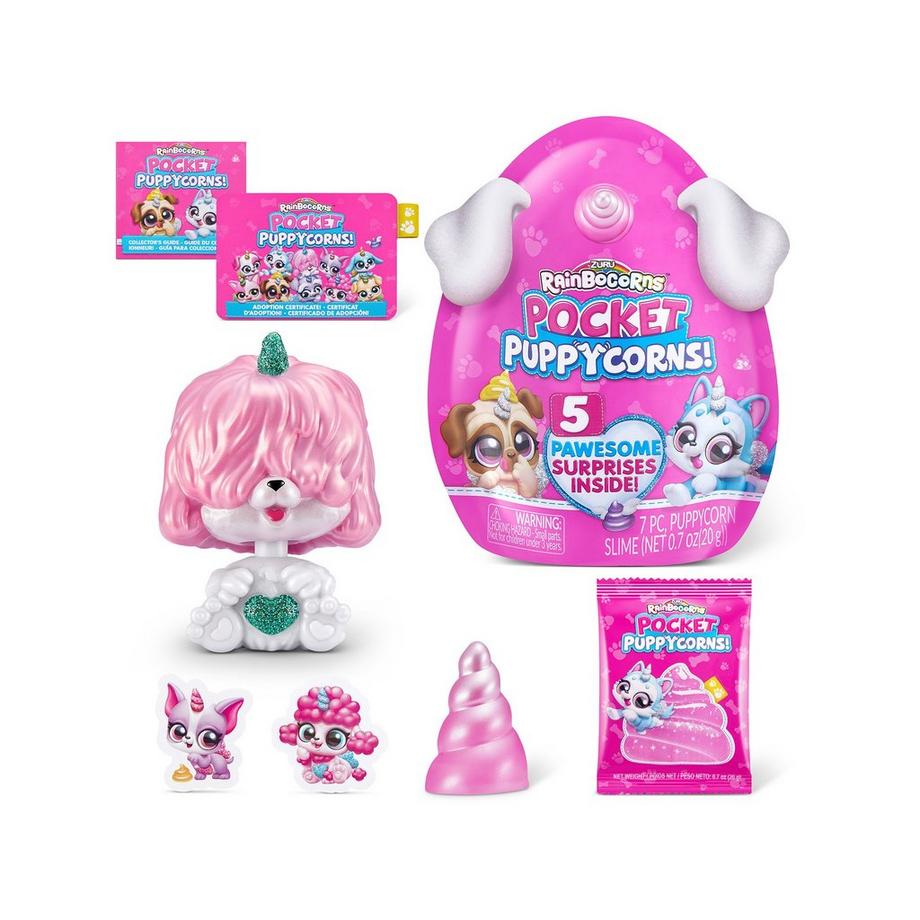 ZURU  Pocket Puppycorn Surprise Bobble Head, Pack Surprise 