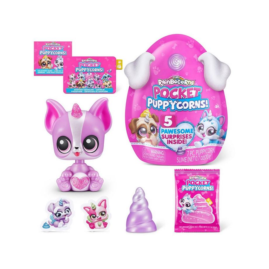 ZURU  Pocket Puppycorn Surprise Bobble Head, Pack Surprise 