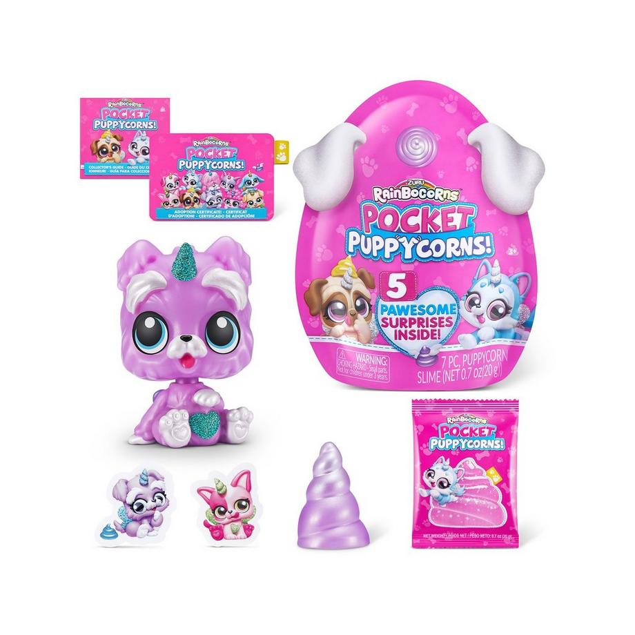 ZURU  Pocket Puppycorn Surprise Bobble Head, Pack Surprise 