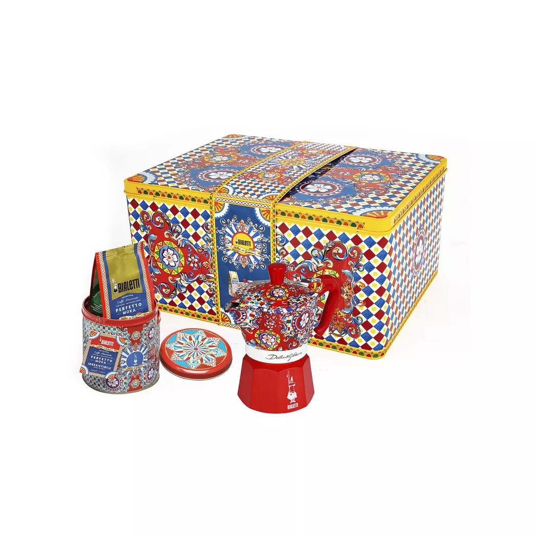 Bialetti - Kaffeebereiter-Set, 130 ml, Multicolor