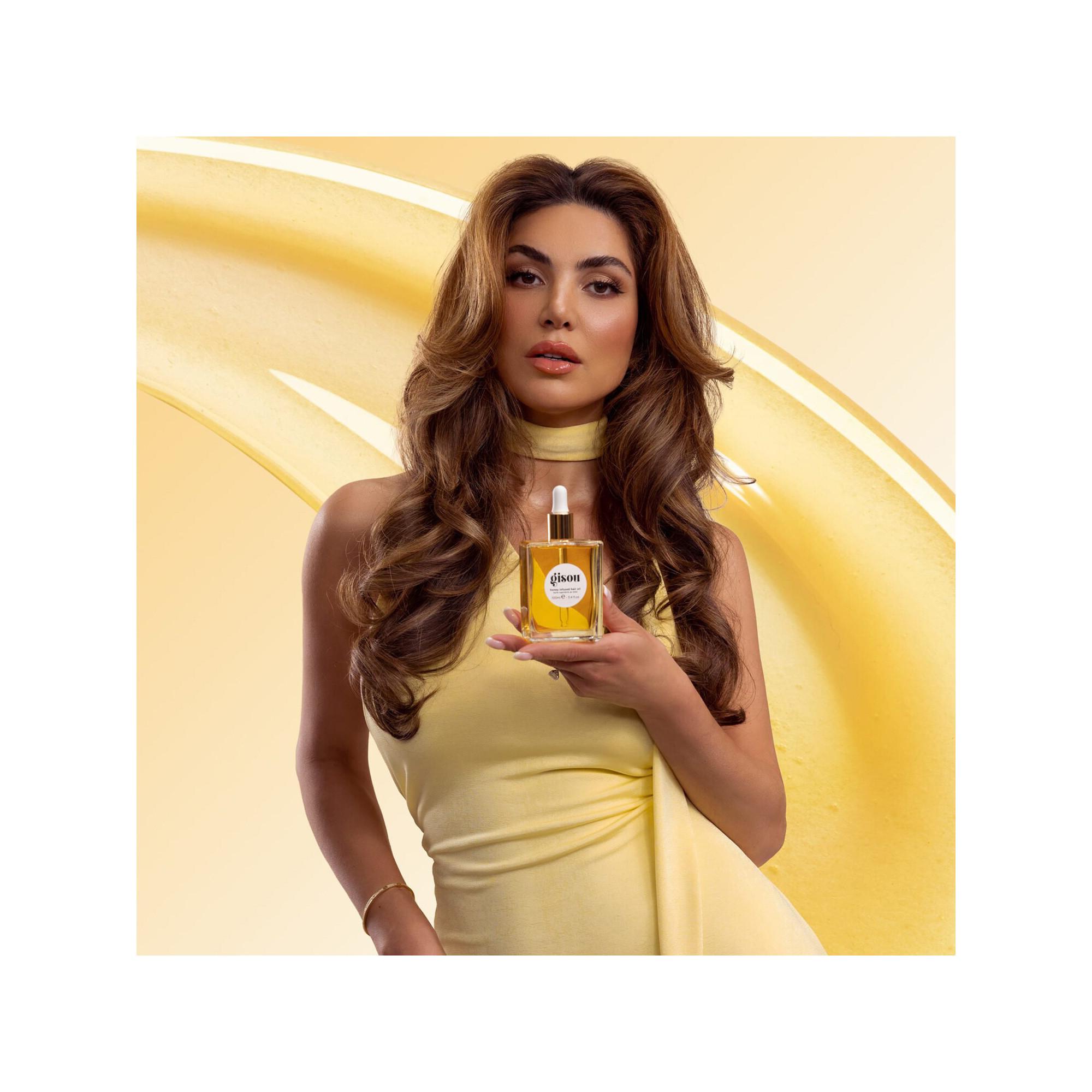 GISOU  Honey Infused Hair Oil - Huile capillaire Hydratation et Brillance 